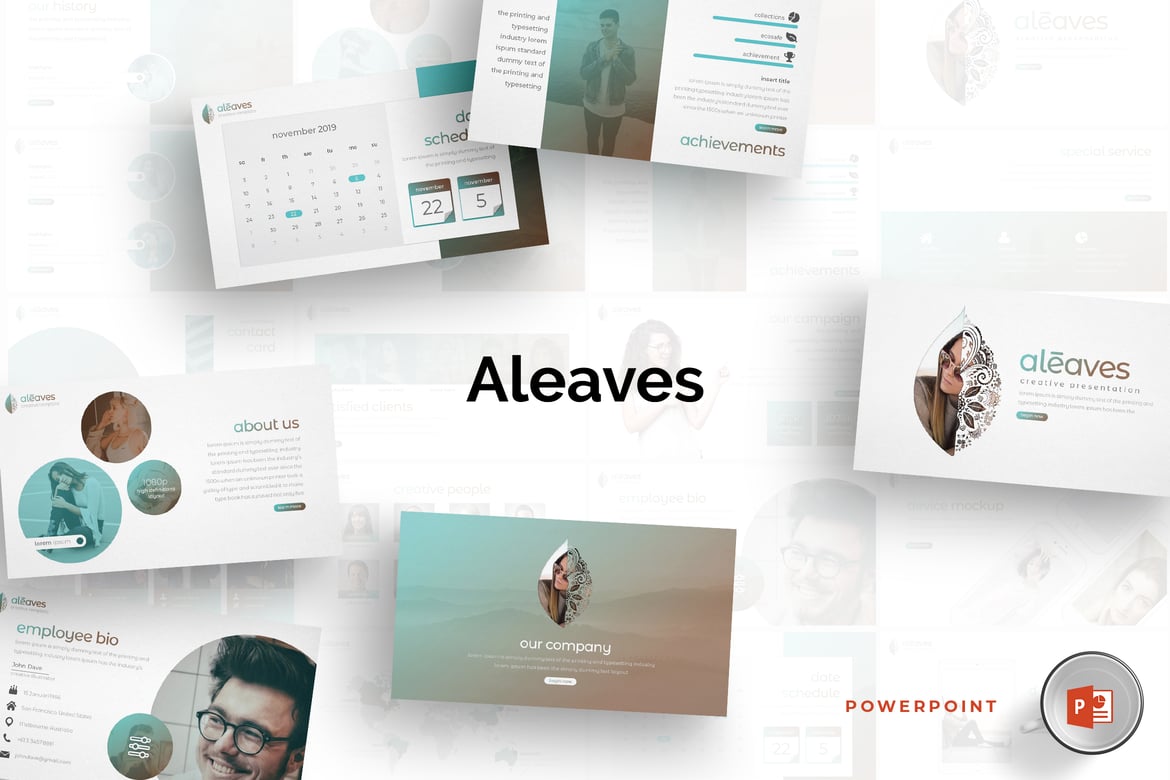 Aleaves - Template PowerPoint Serbaguna dan Menarik
