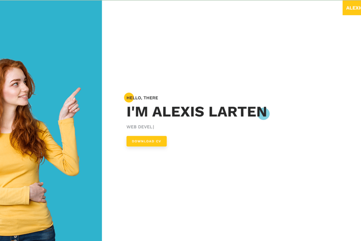 Alexio – Template Website Pribadi React NextJS yang Menawan