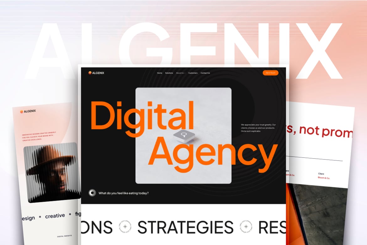 Tema WordPress Algenix: Solusi Kreatif untuk Agensi Digital Anda