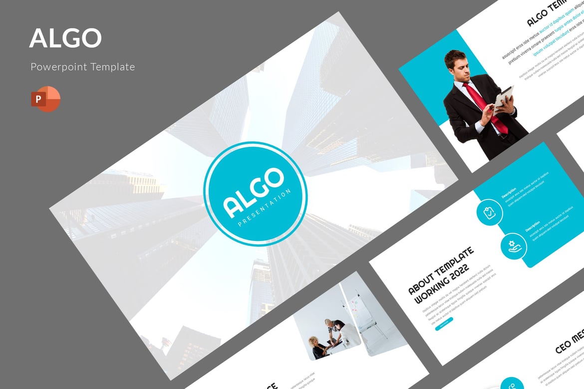 Template PowerPoint Algo - Solusi Presentasi Kreatif dan Profesional