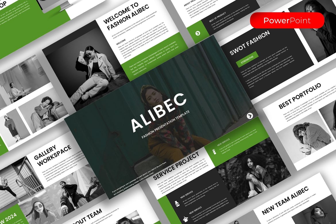 Alibec - Template Presentasi Fashion yang Menarik