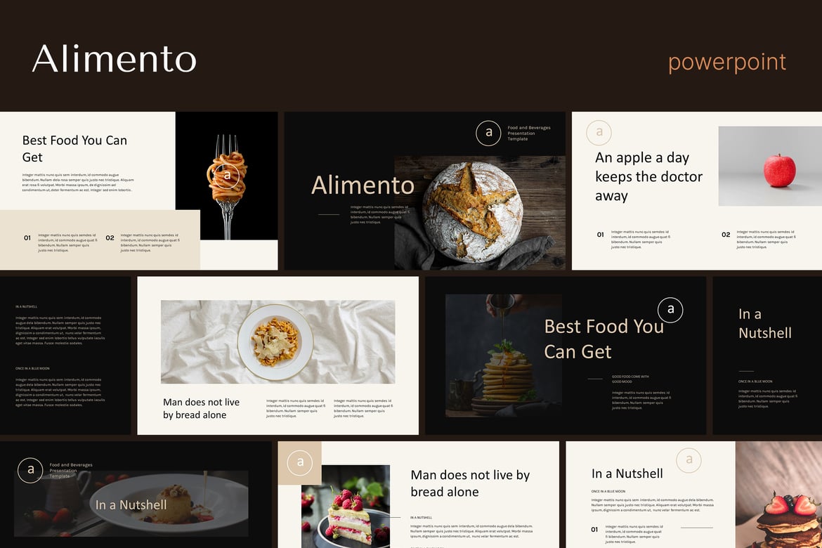 Template PowerPoint Profesional untuk Bisnis Restoran