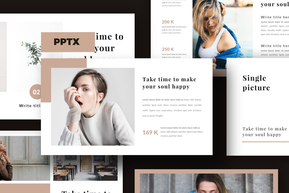 Alinea - Template Powerpoint Bisnis Kreatif dan Multifungsi