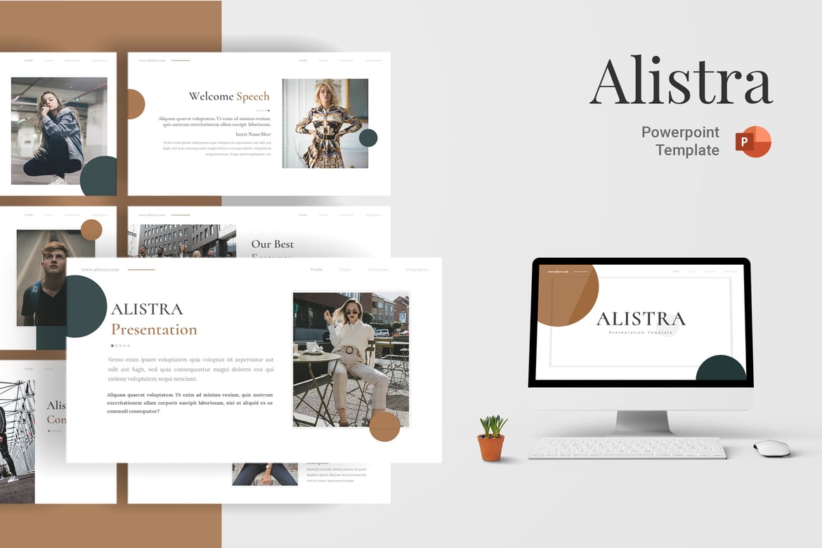Alistra - Template Powerpoint Menarik dan Fungsional