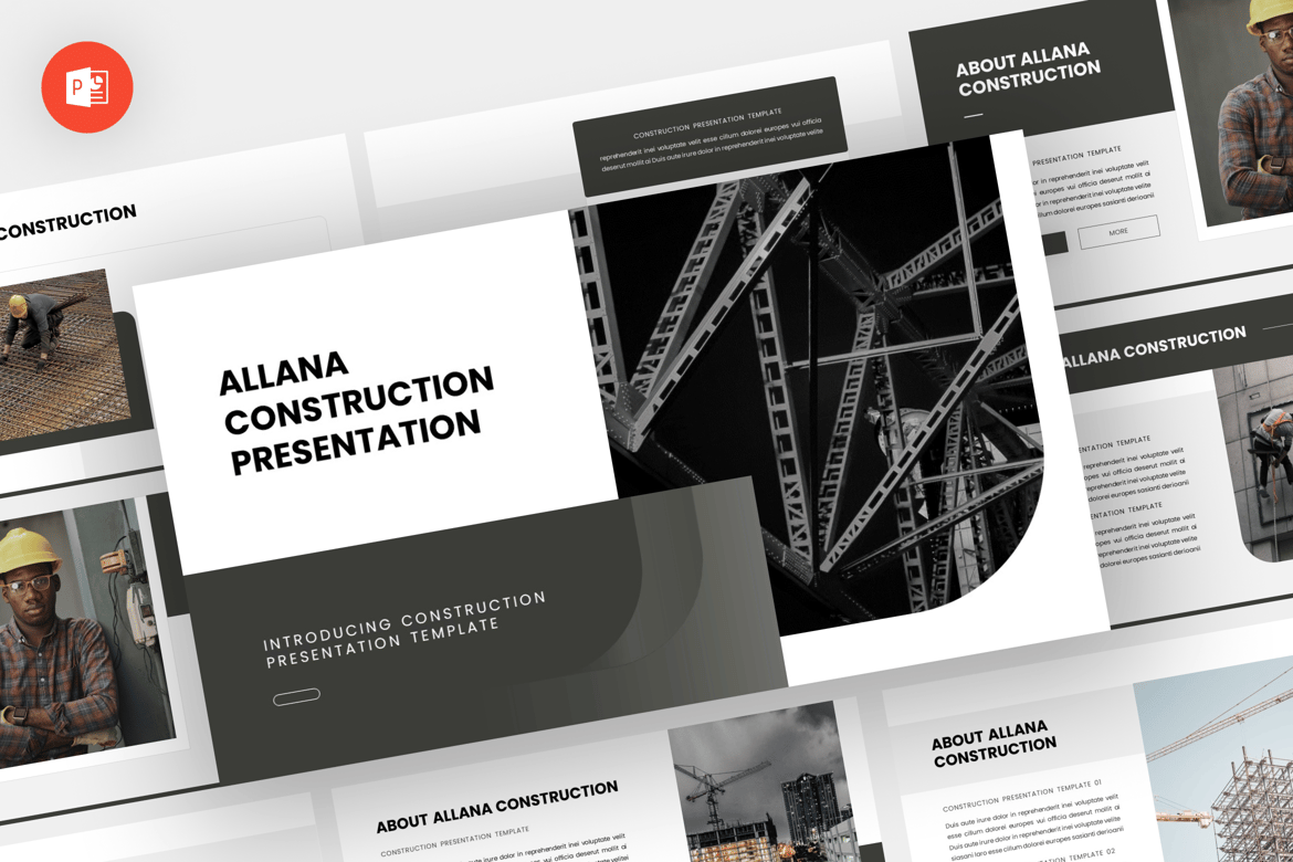 Template Presentasi PowerPoint Allana - Desain Modern dan Profesional