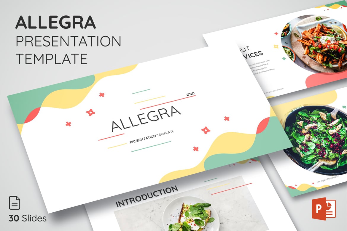 Template Presentasi PowerPoint Allegra - Modern dan Serbaguna