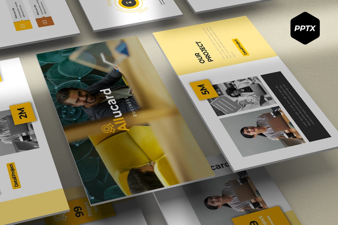 Allucard - Template PowerPoint Serbaguna yang Menarik