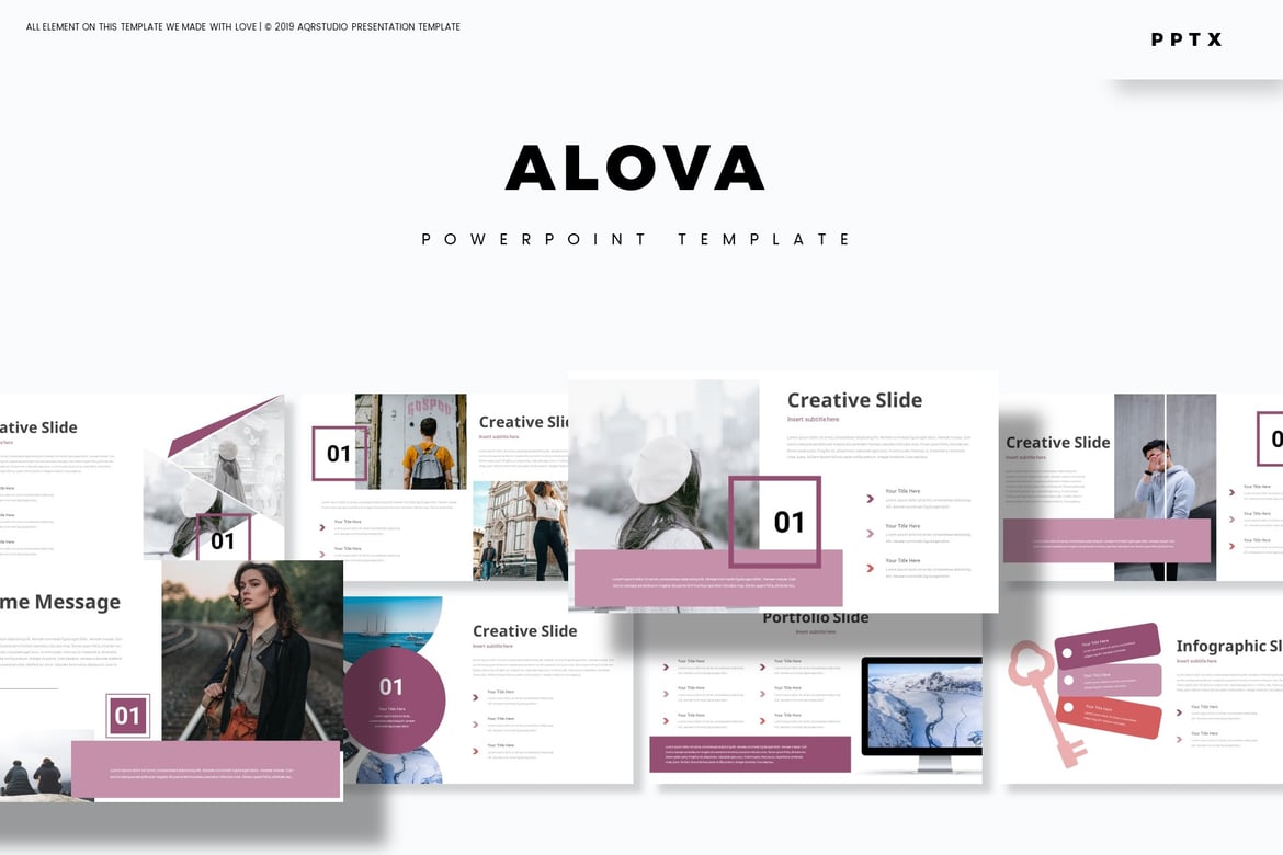 Template Powerpoint Alova - Solusi Presentasi Menarik dan Profesional