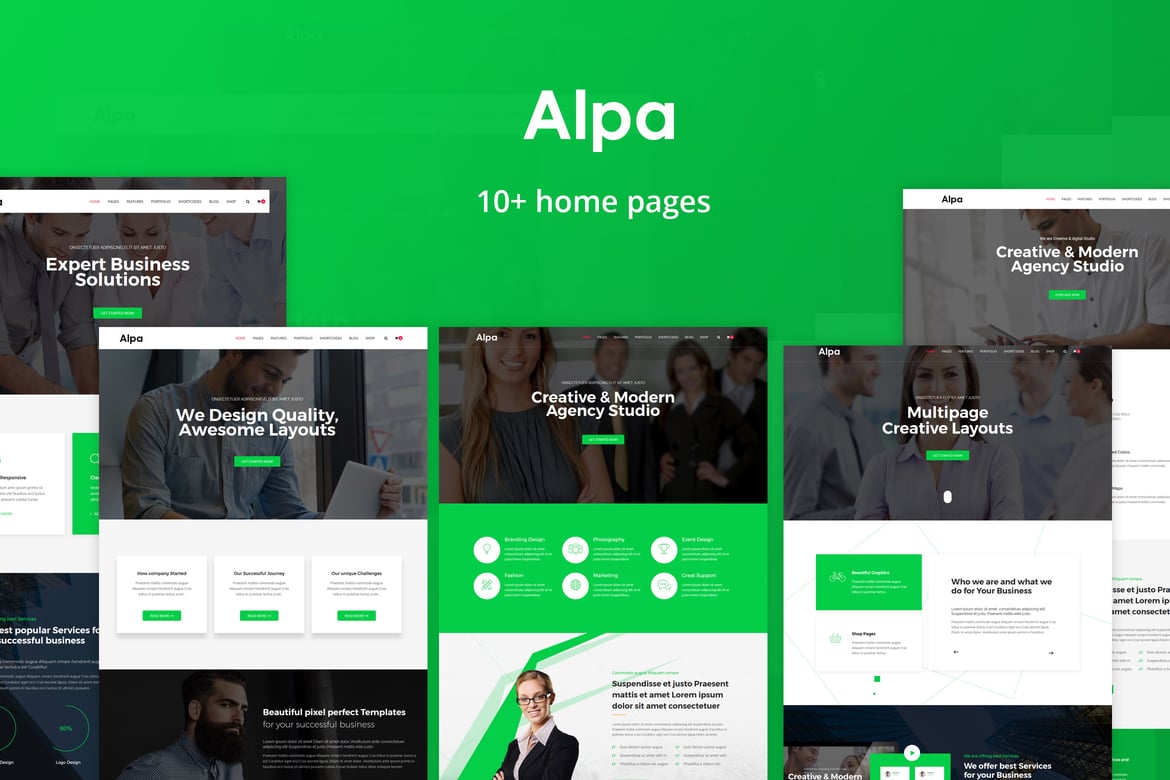 Alpa | Template Website HTML5 Serbaguna dan Responsif