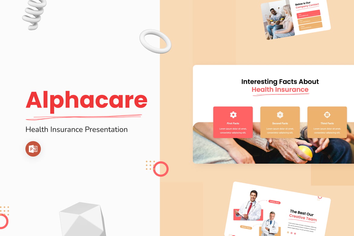 Template Presentasi Kesehatan Alphacare yang Menarik