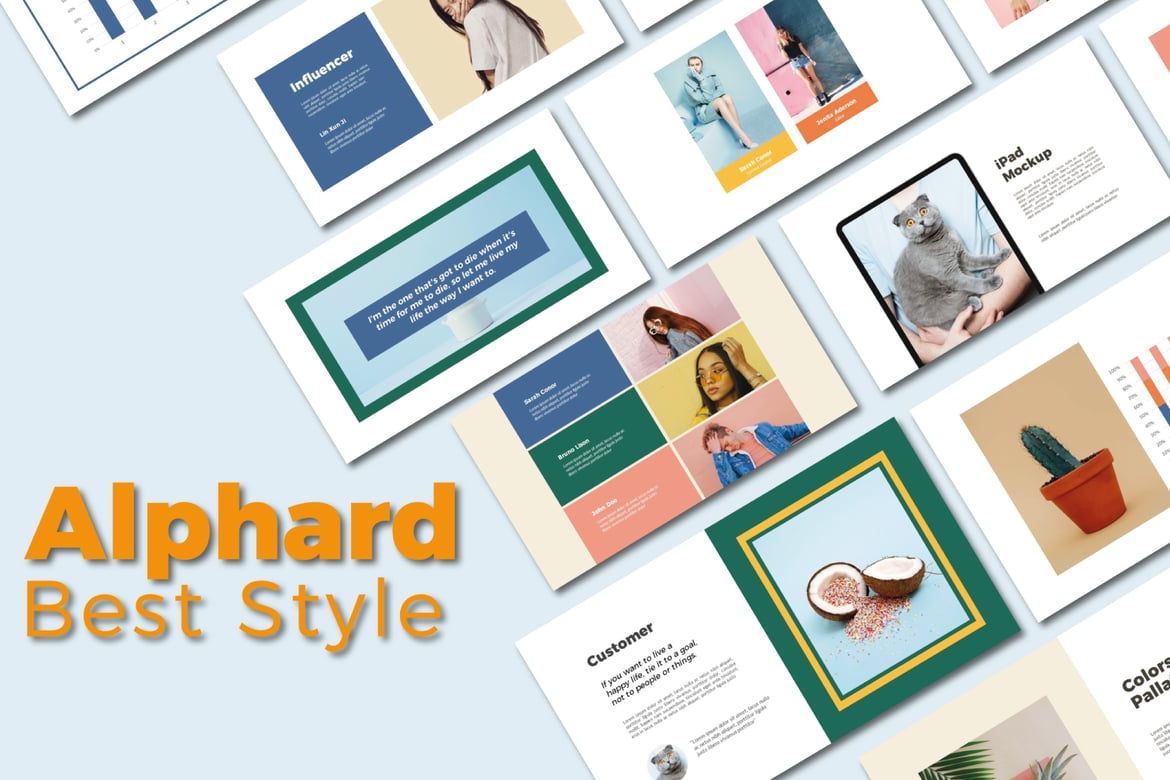 Template PowerPoint Multifungsi Alphard yang Menarik