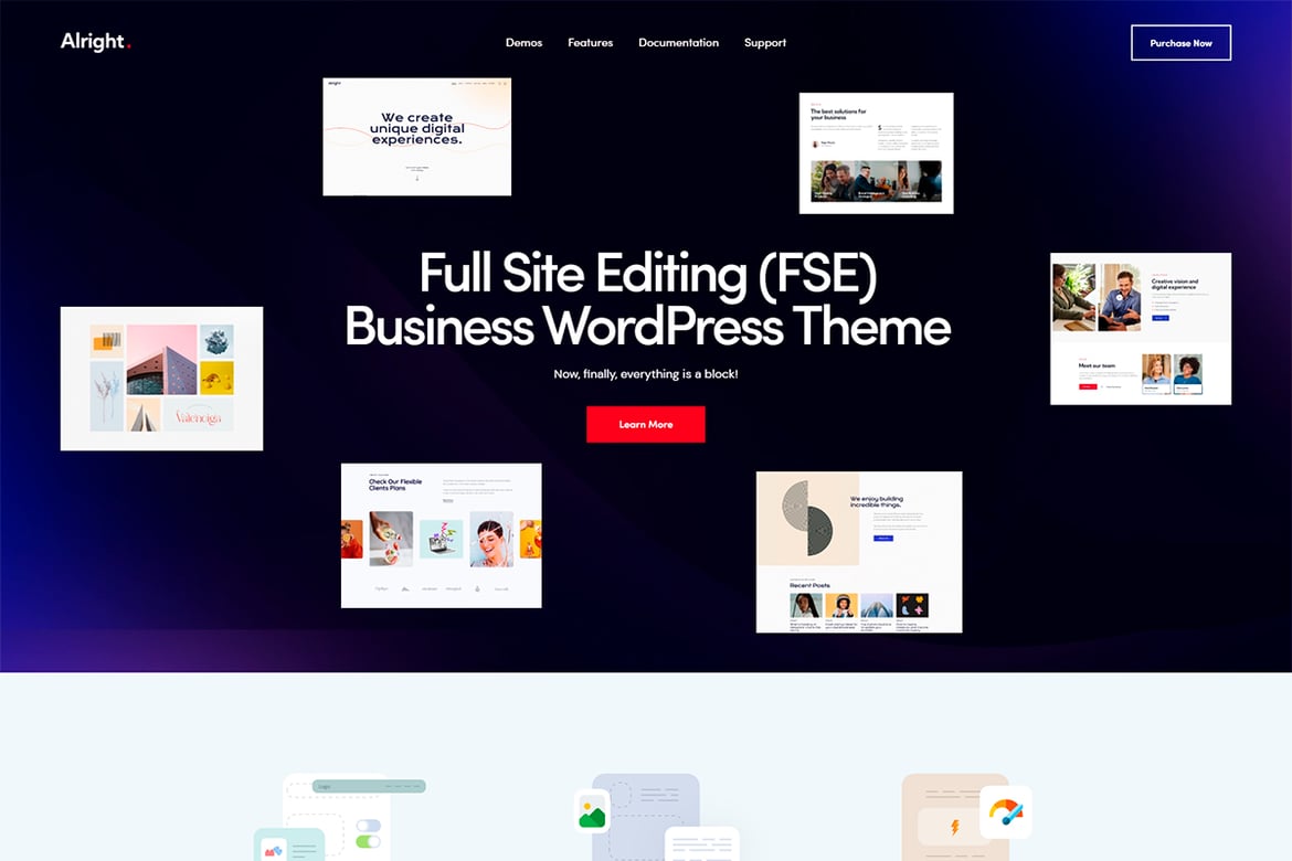 Tema WordPress Alright: Solusi Stylish untuk Bisnis Anda