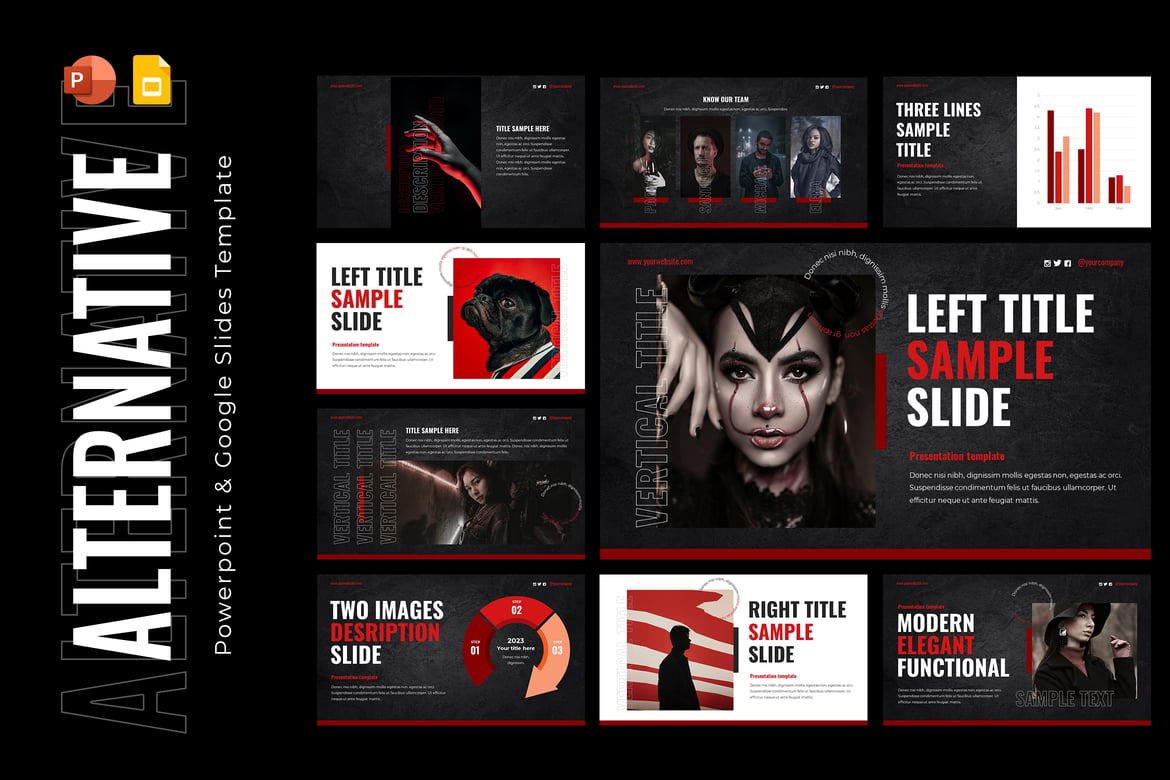 Template Presentasi Kreatif untuk PowerPoint dan Google Slides