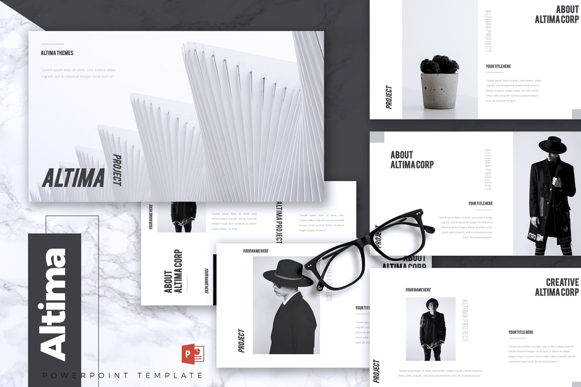 ALTIMA - Template Presentasi PowerPoint Kreatif dan Modern