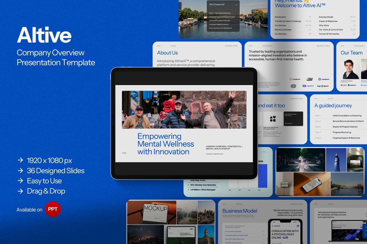 Template Powerpoint Altive Psychology: Presentasi yang Sederhana dan Efektif