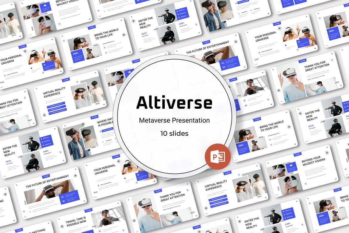 Altiverse - Template PowerPoint Metaverse yang Menginspirasi