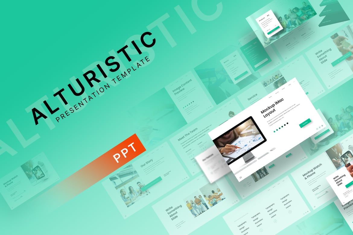 Template PowerPoint Alturistic - Desain Profesional untuk Presentasi Anda