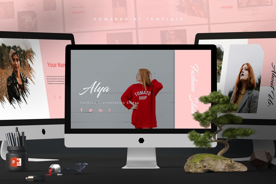 Alya - Template PowerPoint Serbaguna yang Menarik
