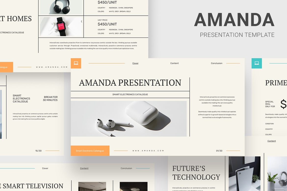 Amanda - Katalog Elektronik Cerdas untuk Presentasi Powerpoint