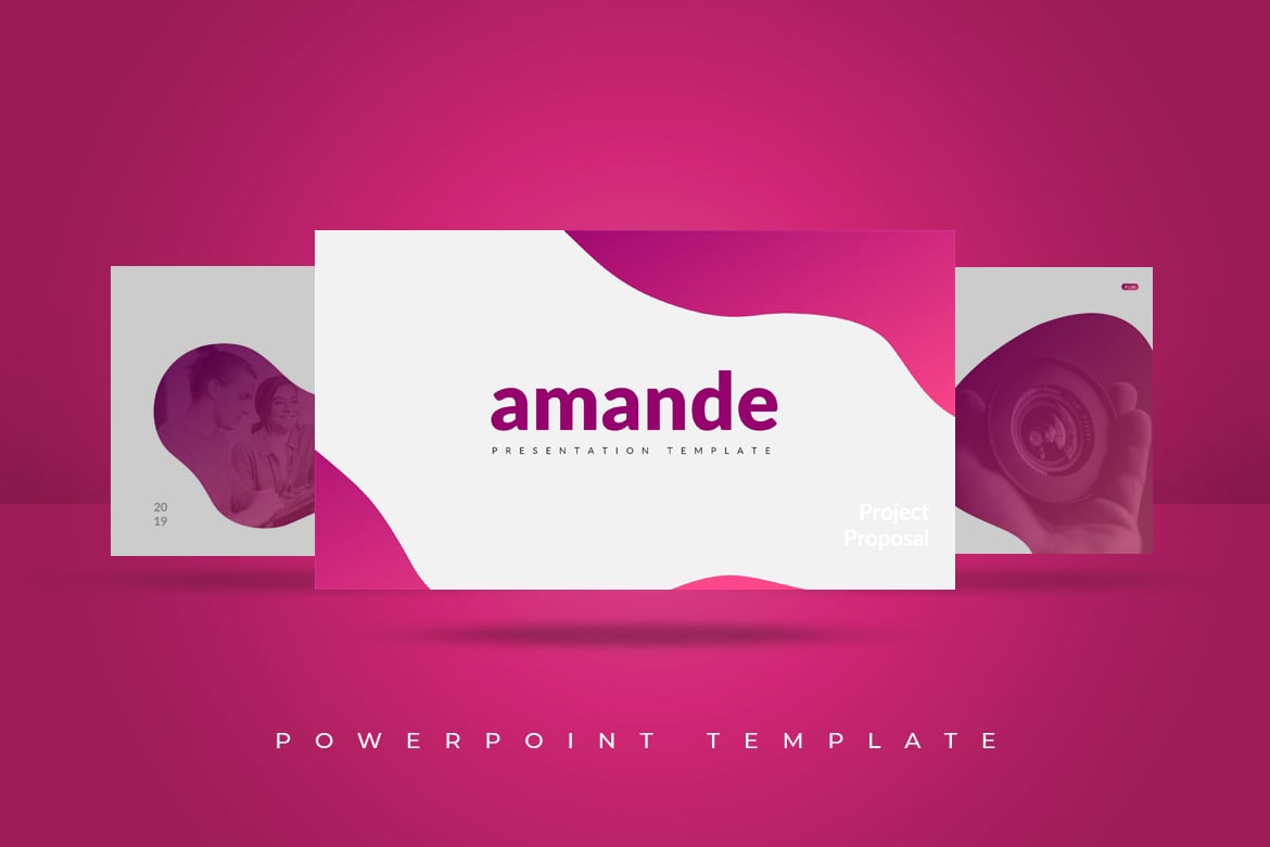 Template PowerPoint Amande: Presentasi Minimalis yang Menarik