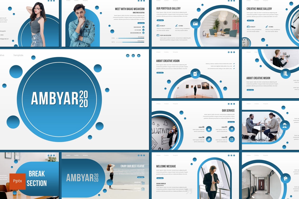 Template Presentasi Ambyar - Kreatif dan Minimalis untuk Segala Kebutuhan