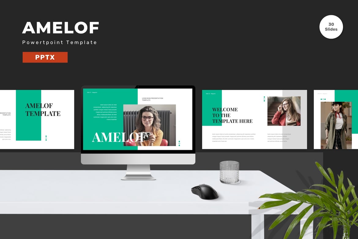 Amelof - Template PowerPoint Profesional untuk Segala Kebutuhan