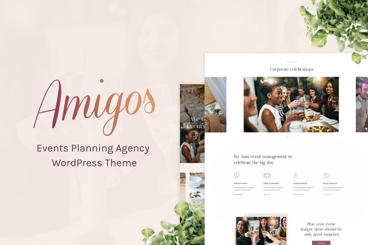 Amigos - Agensi Tema WordPress untuk Acara dan Perayaan