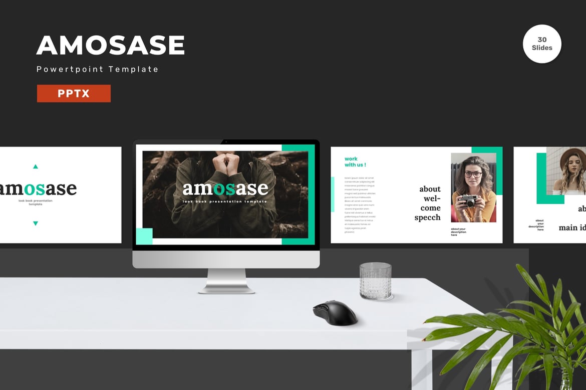 Amosase - Template PowerPoint Profesional untuk Segala Kebutuhan