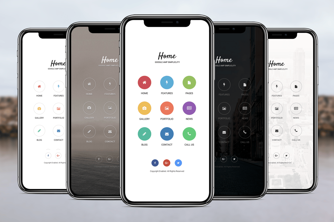 Template Website AMP Home | Solusi Mobile Cepat dari Google AMP