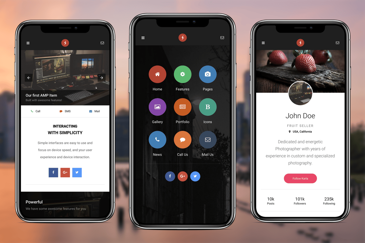 Template Web AMP Mobile | Desain Tercepat untuk Perangkat Seluler