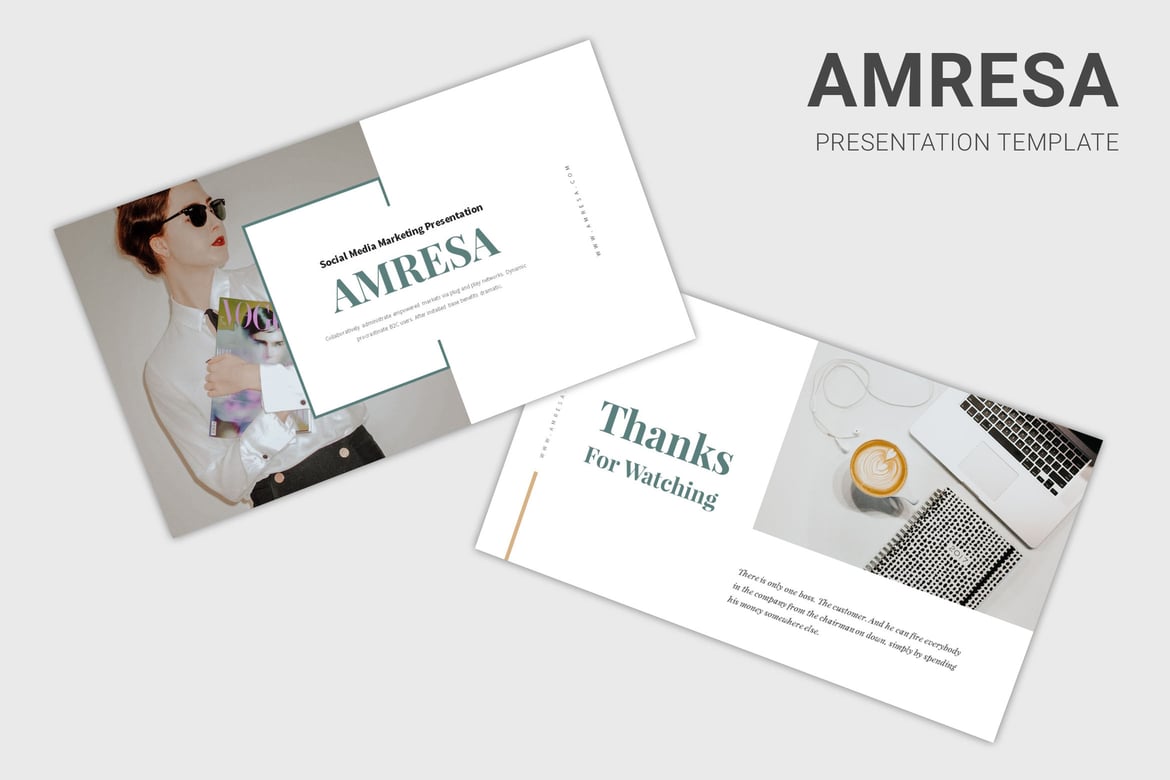 Template Presentasi Amresa: Powerpoint untuk Bisnis Teknologi