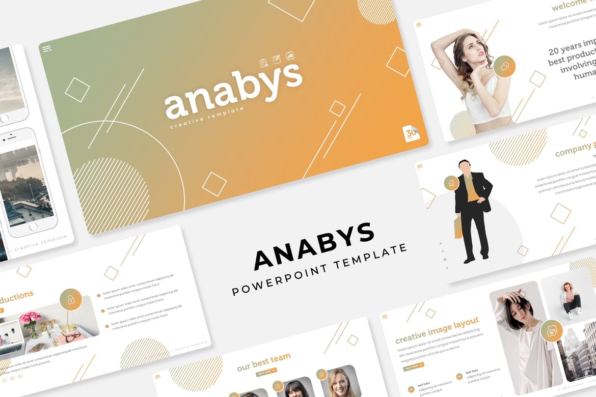 Template PowerPoint Anabys - Solusi Presentasi Menarik dan Profesional