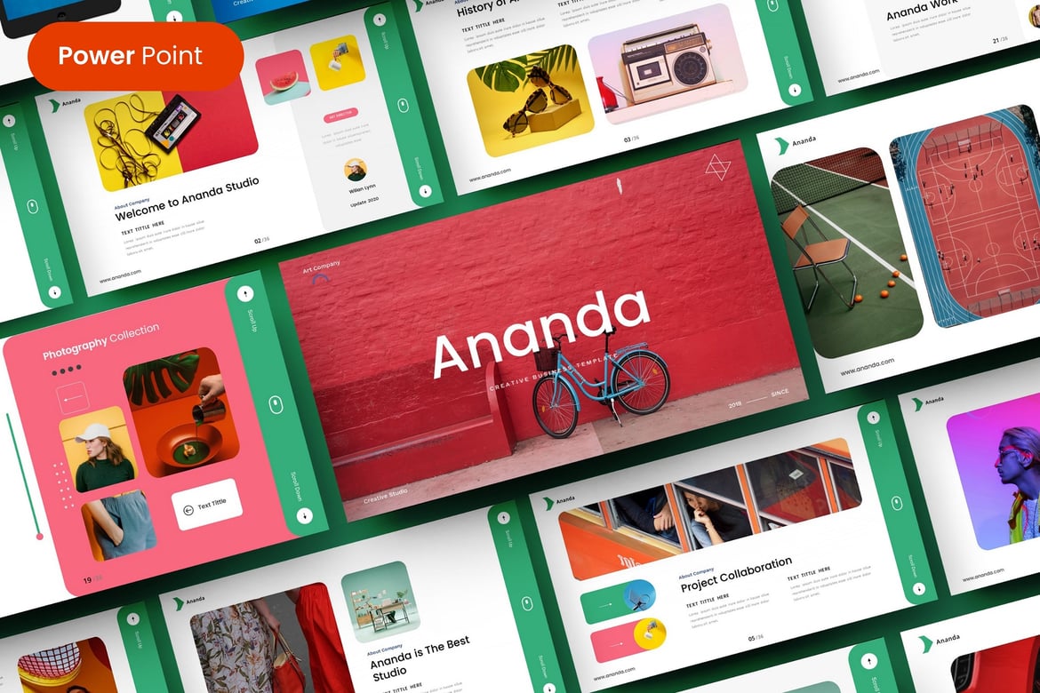 Ananda – Template PowerPoint Bisnis yang Menarik dan Profesional