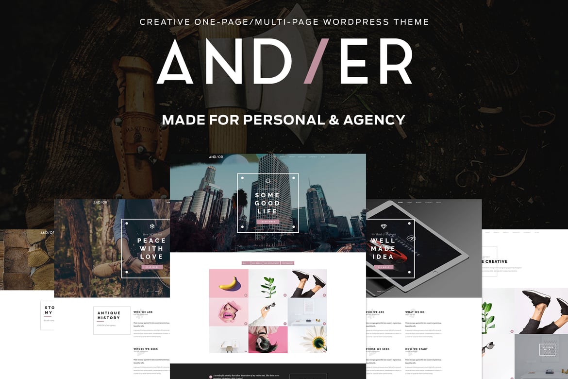 Andier: Tema WordPress Portfolio Kreatif yang Responsif dan Modern