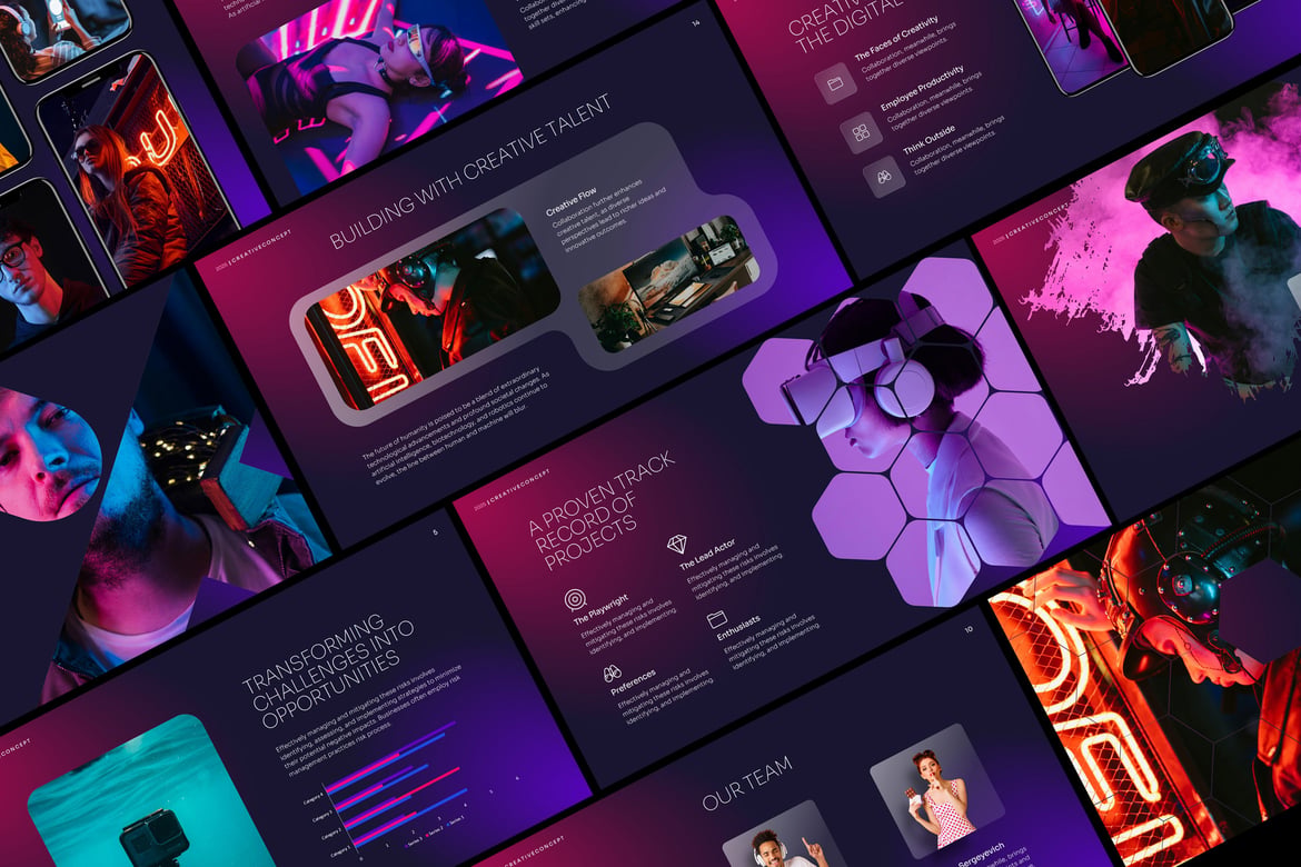 Template Presentasi Andromeda yang Menarik dan Mudah Disesuaikan