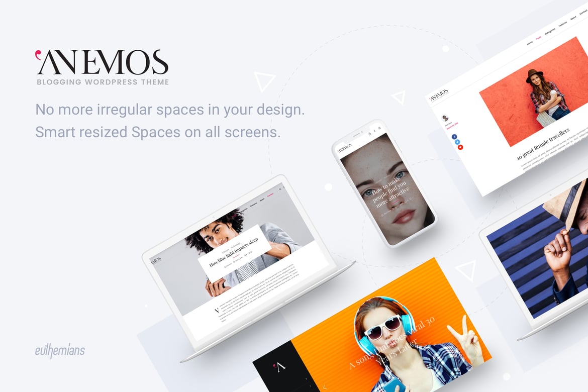 Anemos - Tema WordPress Serbaguna untuk Blogging yang Menawan