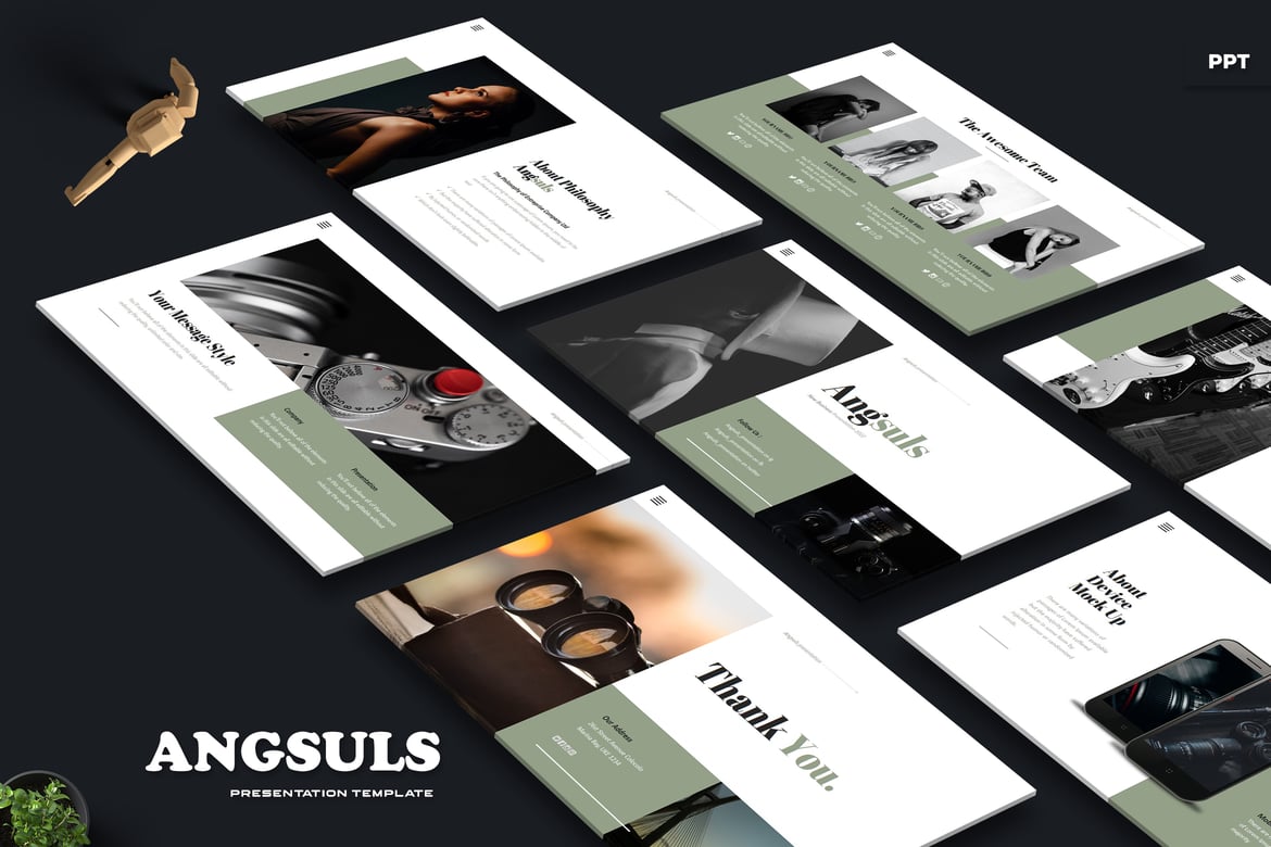 Template Powerpoint Angsuls - Solusi Presentasi Kreatif Anda