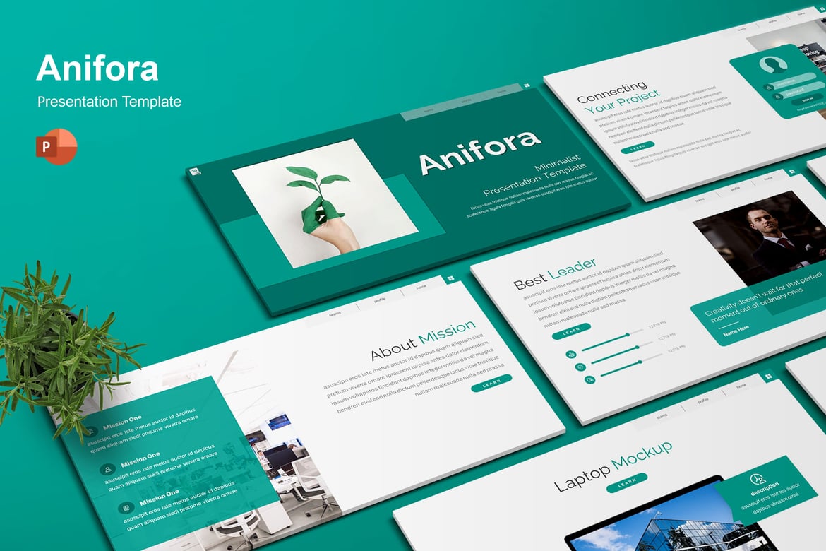 Anifora - Template Presentasi PowerPoint yang Menarik