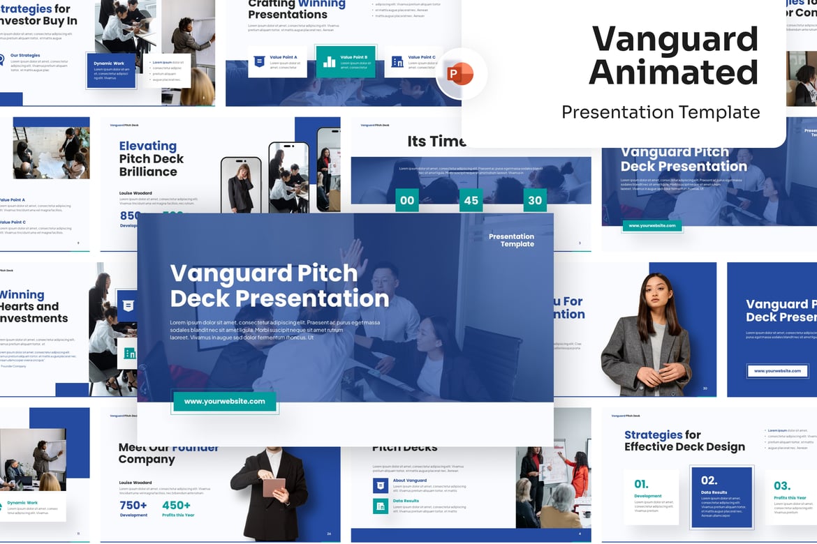 Template Presentasi PowerPoint Animasi yang Mengagumkan