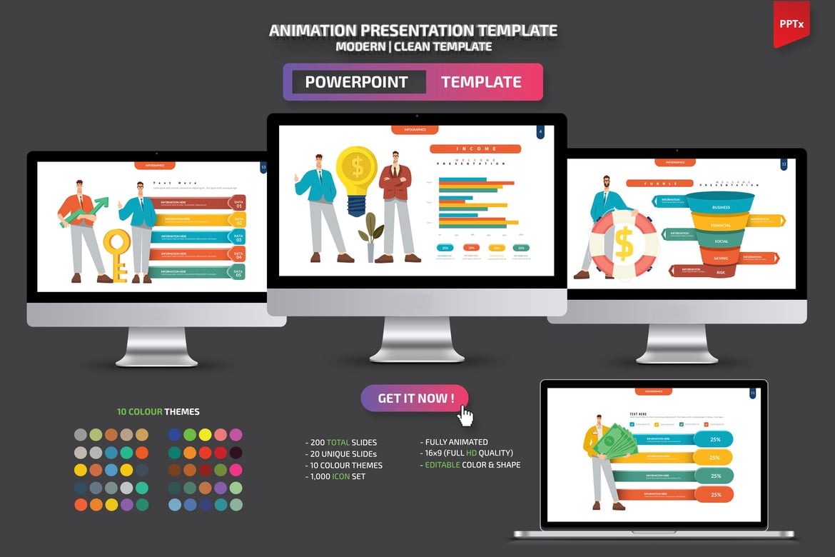 Template PowerPoint Animasi Menarik untuk Presentasi Anda