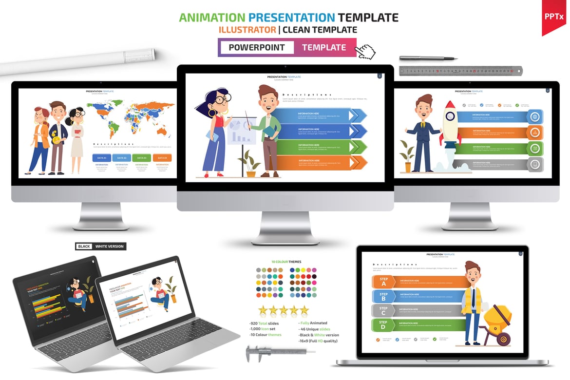 Template Presentasi PowerPoint Animasi Menarik untuk Semua Kebutuhan