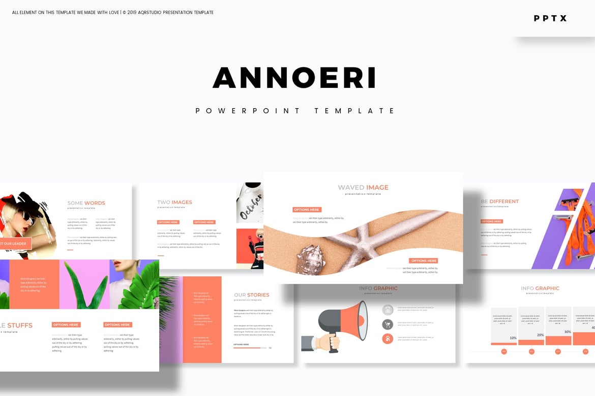 Template PowerPoint Anneori - Solusi Presentasi Kreatif dan Profesional