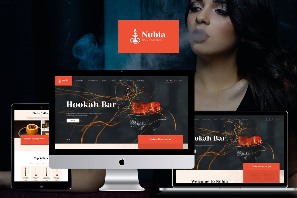 Tema WordPress Anubia: Solusi Sempurna untuk Hookah Bar dan Nightlife