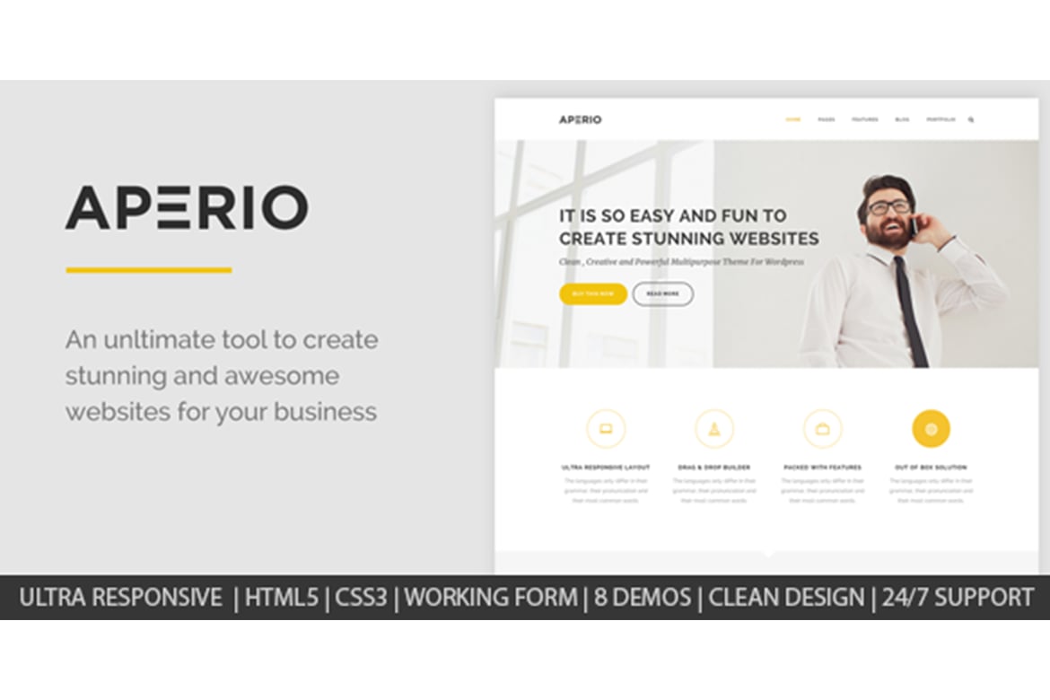 Aperio - Template Website Serbaguna untuk Semua Kebutuhan