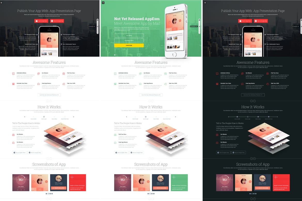 App On - Template Web Halaman Landing Aplikasi Responsif
