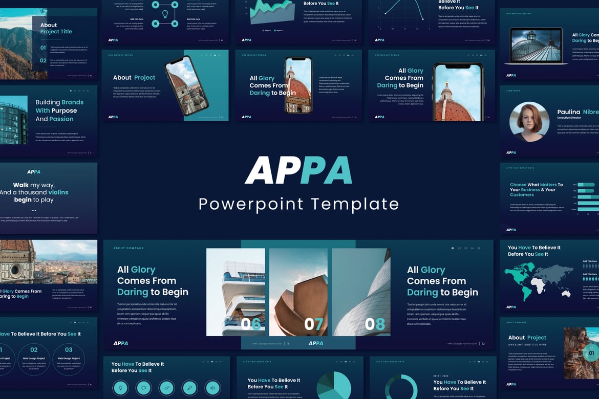 Template Powerpoint Bisnis APPA yang Menarik dan Kreatif