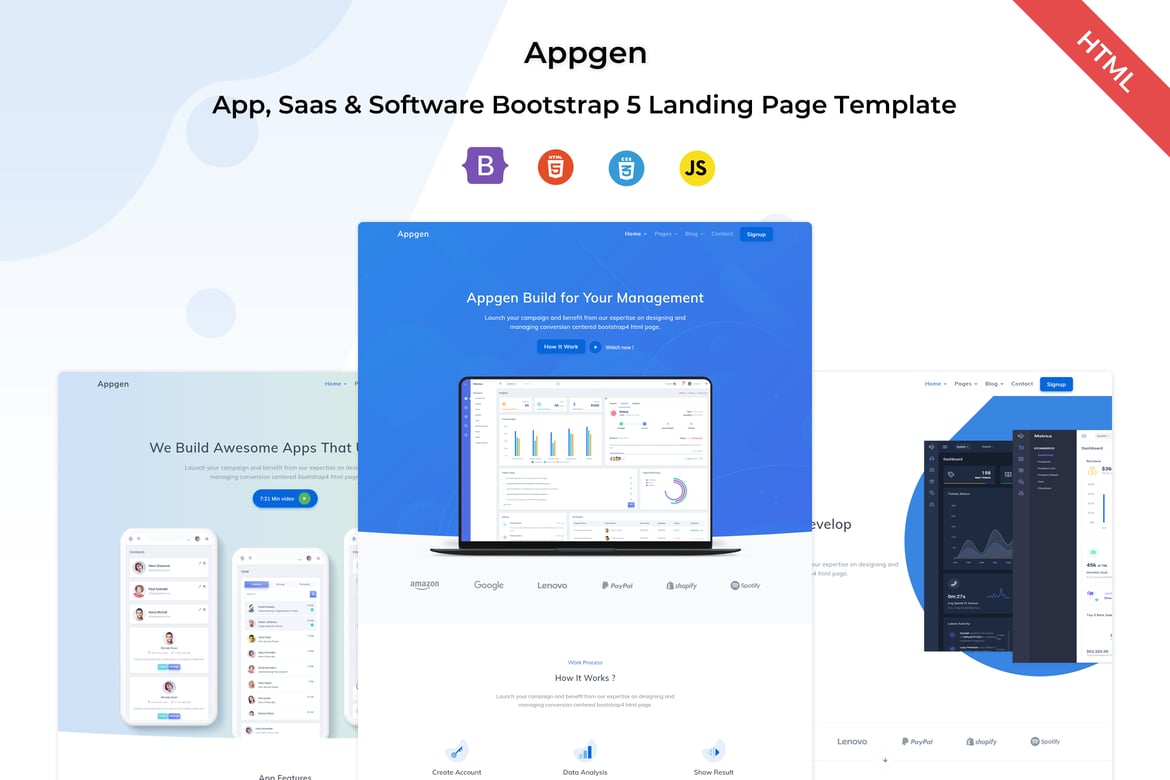Template Website Appgen - Solusi Terbaik untuk Software, SaaS & Aplikasi Web