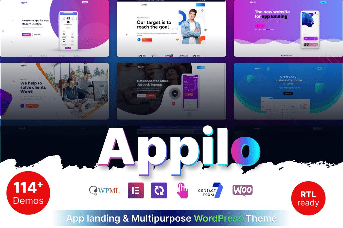 Appilo - Tema WordPress Serbaguna dan Modern