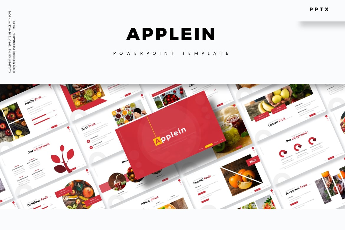 Template PowerPoint Applein - Solusi Presentasi Menarik untuk Segala Keperluan