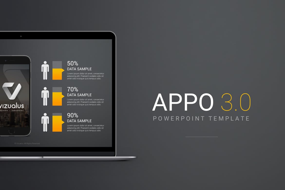 Template PowerPoint APPO 3.0 untuk Startup Aplikasi Mobile